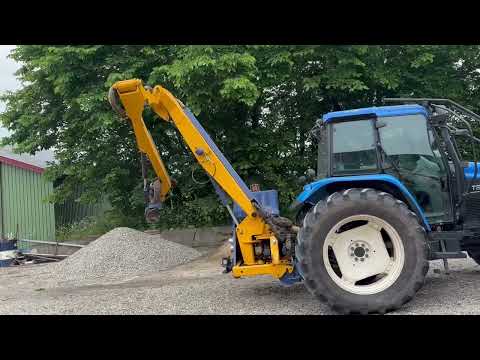Video: New Holland TS 115 med Bomford armklipper 1