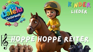 Hoppe Hoppe Reiter – Das lustige Kniereitspiel &amp; Kinderlied | Lalelu Liederwelt 🐴