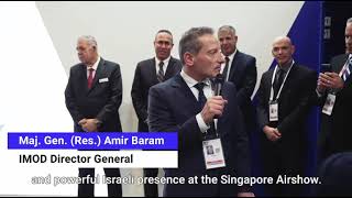 הביתן הלאומי של משרד הביטחון בתערוכת Singapore Airshow 2026 (עדכוני משרד הביטחון) - התמונה מוצגת ישירות מתוך אתר האינטרנט יוטיוב. זכויות היוצרים בתמונה שייכות ליוצרה. קישור קרדיט למקור התוכן נמצא בתוך דף הסרטון