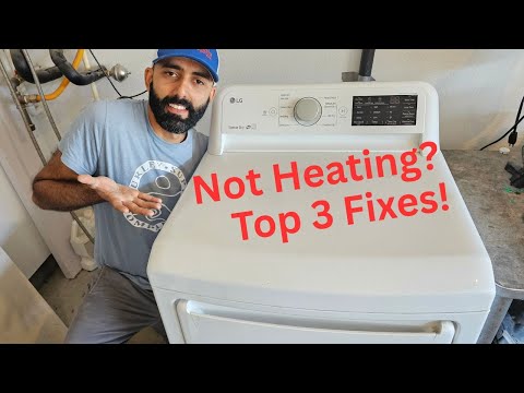 Fixing An LG Dryer That Is Not Heating!