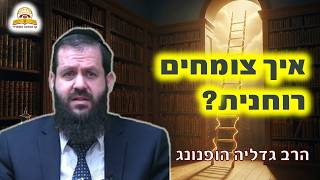 האור של ליל הסדר והעבודה של ספירת העומר: איך צומחים רוחנית? הרב גדליה הופנונג