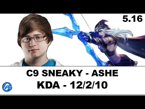C9 Sneaky - Ashe vs Vayne - NA SoloQ