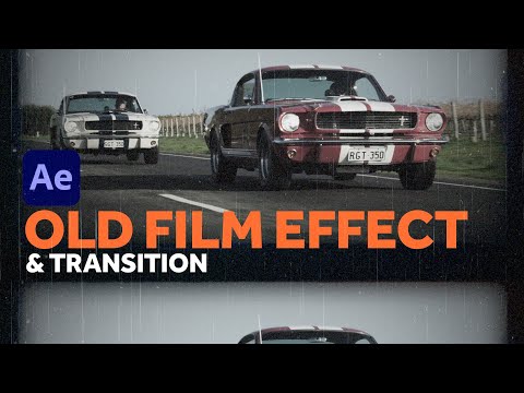 Custom Old Film Effect & Transition | After Effects Tutorial