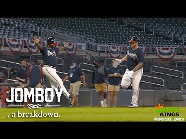 The Braves come back from being down 7 in the 8th, a breakdown