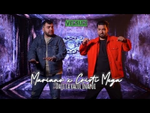 Mariano x Cristi Mega - Dați ca racul înapoi 🦀 | Lyric video