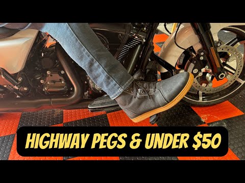 Motorcycle Highway Foot Pegs for Harley Davidson and under $50 | TCMT
