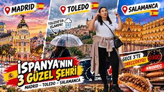 TOLEDO'DA SIRILSIKLAM OLDUK! 🌧️😱 Madrid, Salamanca ve Gece 3'te Kokoreç! 🌟 Turla