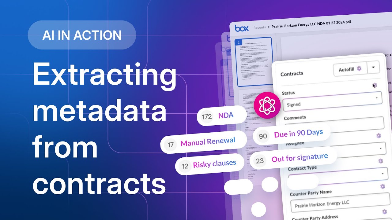 Simplify contract management with AI extraction | Box AI in Action