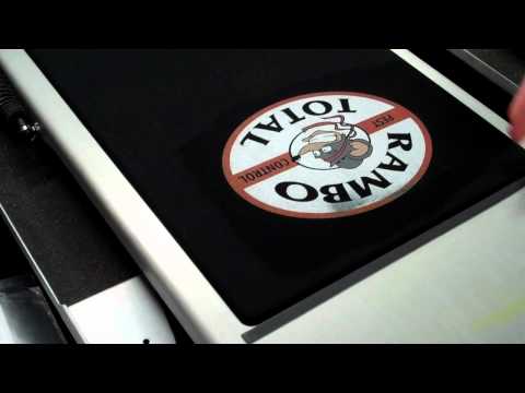 Only works at tradeshows: Kornit Storm: Printing the white base on a shirt