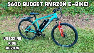 $600 Budget Amazon E-Bike! (Viribus Panther Unboxing, Ride & Review)
