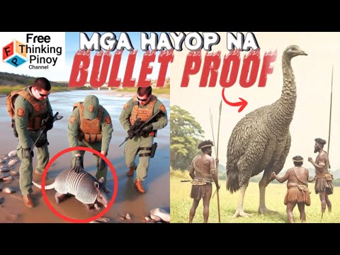 Hayop hindi raw tinablan ng BALA Armadillo, Emu, Beetle at Arapaima