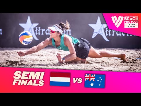 Stam/ Schoon vs. Clancy/ Mariafe - Semi Final Highlights Doha 2023 #BeachProTour