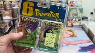 #325 Vintage 6 Pack Gym Challenge & Heroes Team Rocket Fossil Crown Zenith 3 booster Blister Pokemon