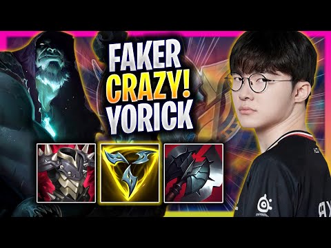 FAKER CRAZY GAME WITH YORICK! - T1 Faker Plays Yorick TOP vs Camille! | Season 2025