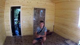 Проект бани с комнатой отдыха и террасой 4х6