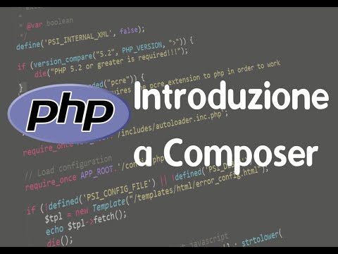 Php 11: Introduzione a Composer