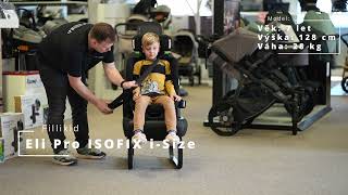 Fillikid Autosedačka Eli Pro isofix i-size Instalace a usazení dítěte do autosedačky Fillikid Eli Pro isofix i-Size