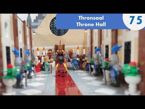 #75 Throne Hall - BUILDING A CASTLE WITH LEGO AND OTHER BRICKS