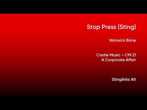 Stop Press (Sting) - Warwick Bone | Castle Music (CM 21) [Full Track] - Stinglinks Alt #12
