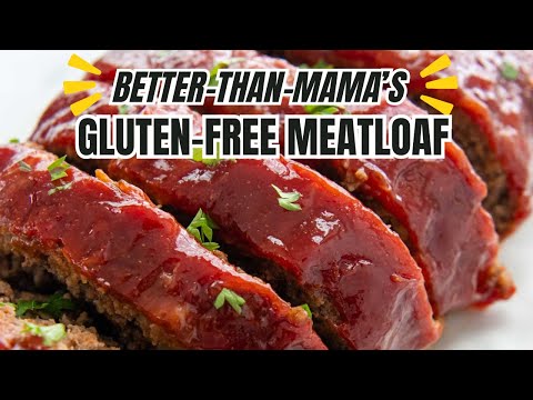 Old School Juicy GLUTEN FREE MEATLOAF 𑗅 Easy Ingredients!
