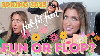 Spring 2025 Fab Fit Fun Unboxing | Fab or Flop | FabFitFun Is change good? | Hotmess Momma
