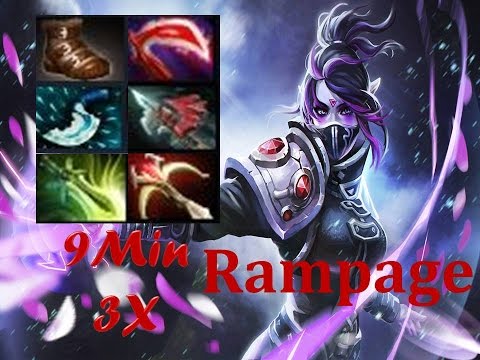 How To Carry Temple Assassin By Ana-OG (9Mins 3x Rampage) Road To 10K MMR Gameplay Dota 2 Heros