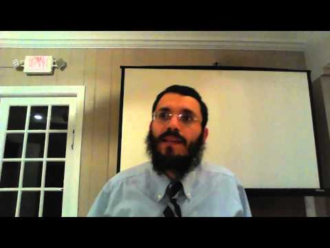 Rabbi Oirechman - Tanya Lesson # 4 middle of chapter1 11- 6 -13