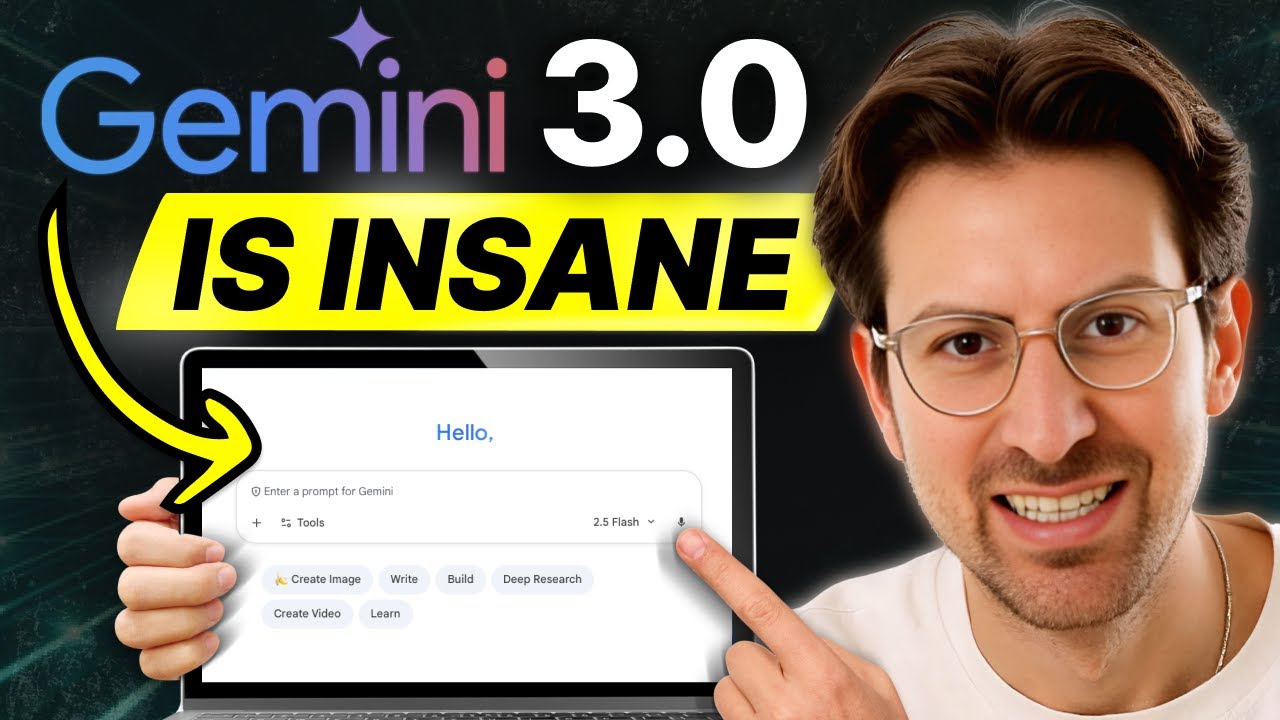 別再只用AI做登陸頁了！Google專家揭露Gemini 3.0的瘋狂玩法：一句話打造3D遊戲、用一張截圖複製整個網站