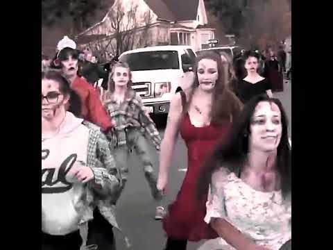 Jerusalema Remix _ Thriller - Flash Mob In Quincy (277057)
