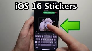 iOS 16 How to Make Stickers - iPhone 13