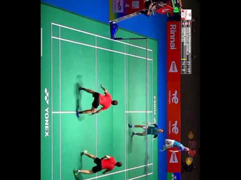 Marcus Fernaldigideon/ Kevin Sanjaya sukamuljo vs jaromir janacek/Tomas svejda #badmintonindonesia