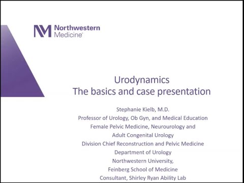 4.22.2020 Urology COViD Didactics - Urodynamics: The Basics + Case Presentations