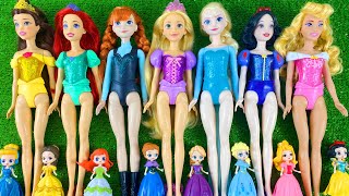 Download lagu Disney Princess Doll Makeover ~ DIY Miniature Ideas for Barbie - Wig, Dress, Faceup, andMore! DIY mp3