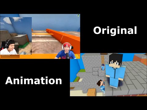 Original vs Animation- ACI , MiawAug & Epun crab game