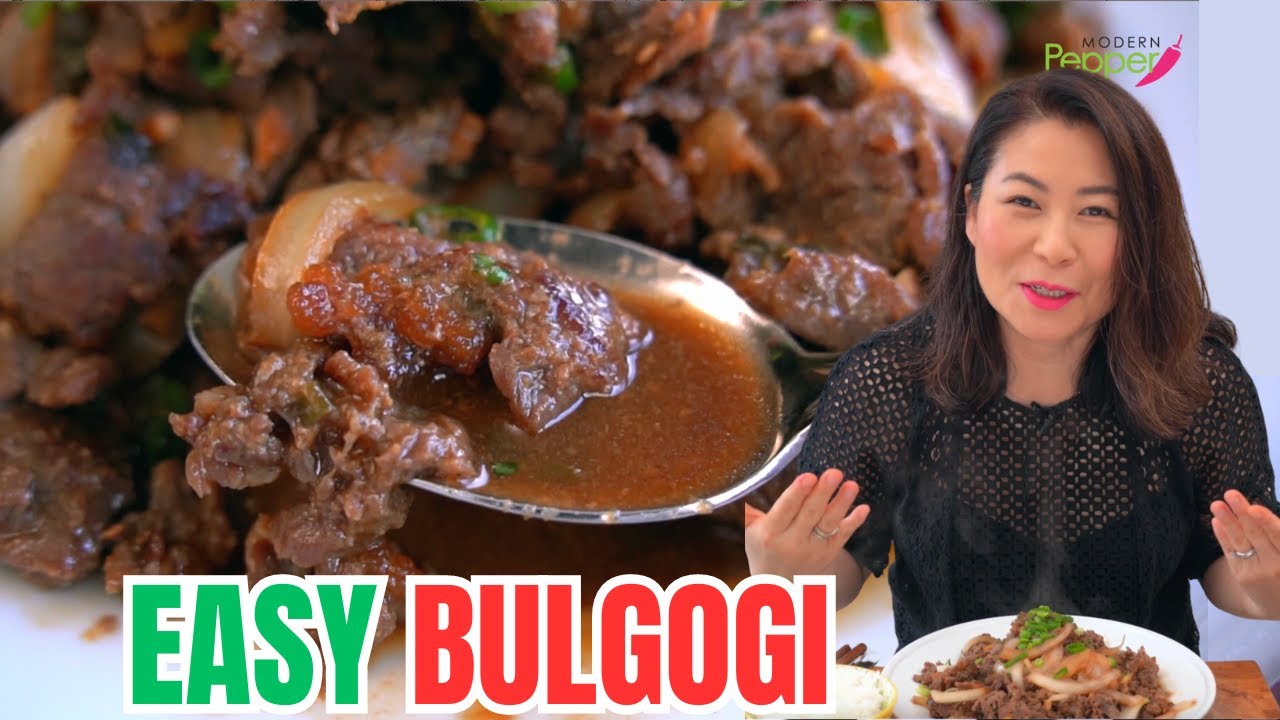 🥩 EASY Authentic Beef Bulgogi Recipe that you'll use OVER and OVER! Korean BBQ Recipe 쉽고 맛있는 불고기