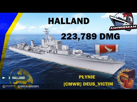 Halland Szwedzki niszczyciel tier X World of warships (wows)