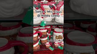 Run to your nearest Hobby Lobby! They have the cutest collection of Santa and Mrs. Claus items!!