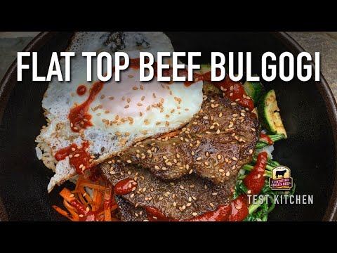 Beef Bulgogi On Blackstone Flat Top