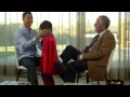 Cristiano Ronaldo's son interrupts an interview wearing a Superman suit