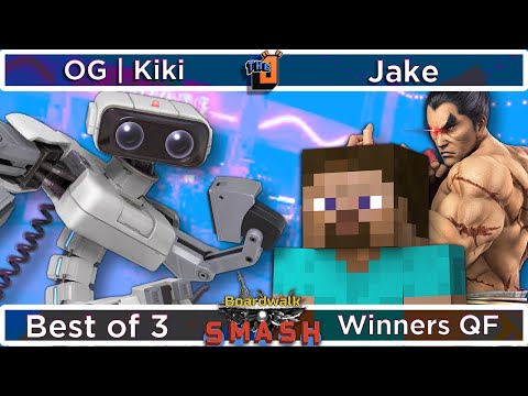 Boardwalk Smash #20 Winners Quarters - OG | Kiki (R.O.B) vs. Jake (Steve/Kazuya)