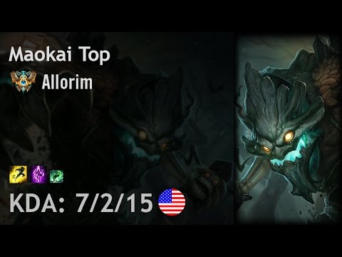 Maokai Top vs Riven - Allorim - NA Challenger Patch 6.23