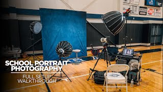 School Portrait Photography Setup Complete Walkthrough: Gear, Lighting & Workflow