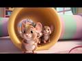 Five Little Mice Squeak Squeak Squeak Cute Animal Songs Nursery Rhymes