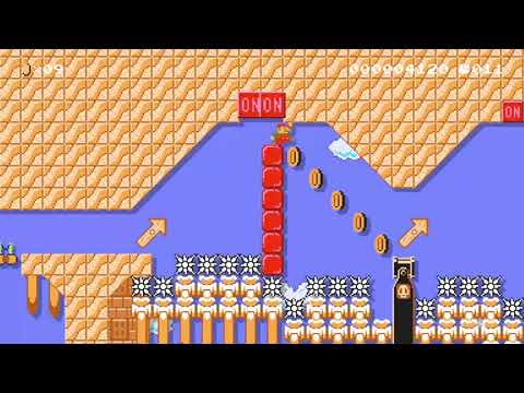 Super Mario Maker 2 20 Seconds: Daunting Desert Dash
