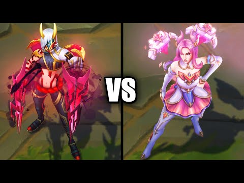 Inkshadow Kai'Sa vs Star Guardian Kai'Sa Skins Comparison (League of  Legends)