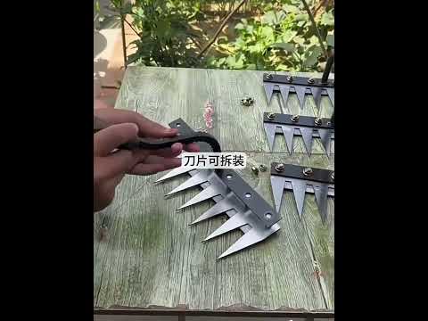 Грабли с лезвием для прополки на 5 зубьев (есть видео обзор) - фото 1 - id-p2830983157