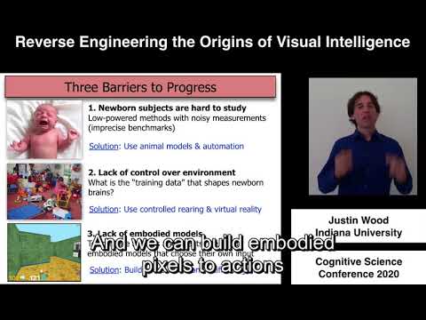 1870: Reverse engineering the origins of visual intelligence - Justin N Wood