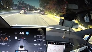 Tesla Model X - Autopilot Head on Collision - System Flawed!
