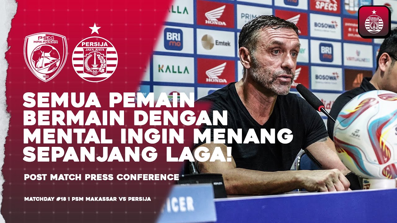 Putus Tren Negatif, Thomas Doll Bangga dengan Mental Para Pemain | Press Conference