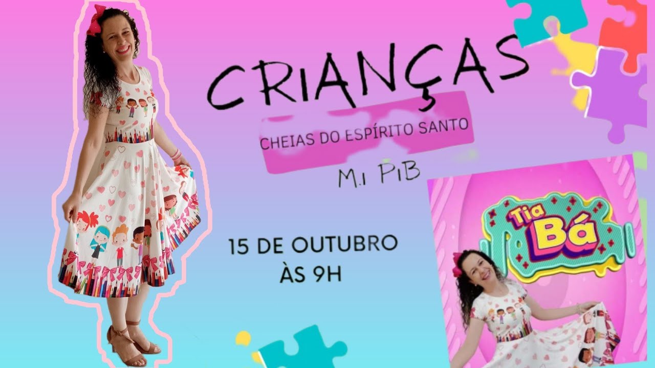 Crianças cheias do Espírito Santo - Ministração + Recursos Visuais #ministerioinfantil